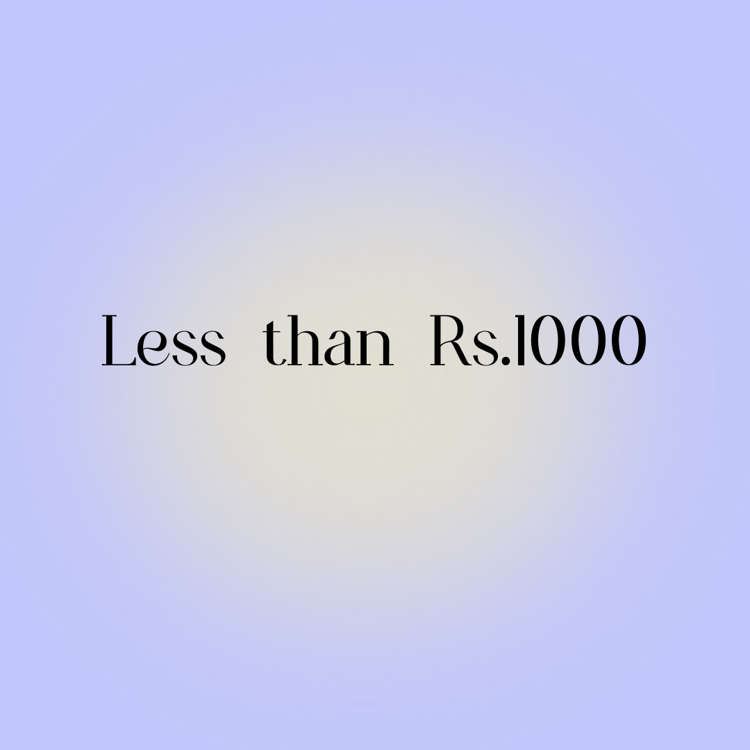 Below Rs.1000