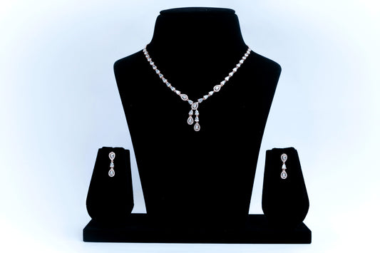 Opulent Brilliance Necklace and Earrings Set