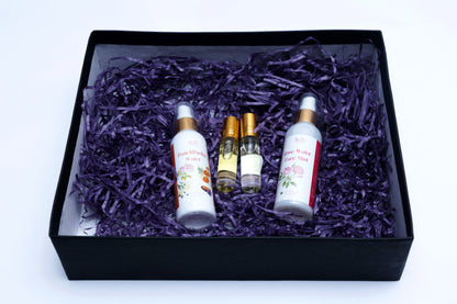 Floral Essence Handmade Perfume and Spray Gift Set || 216 ML