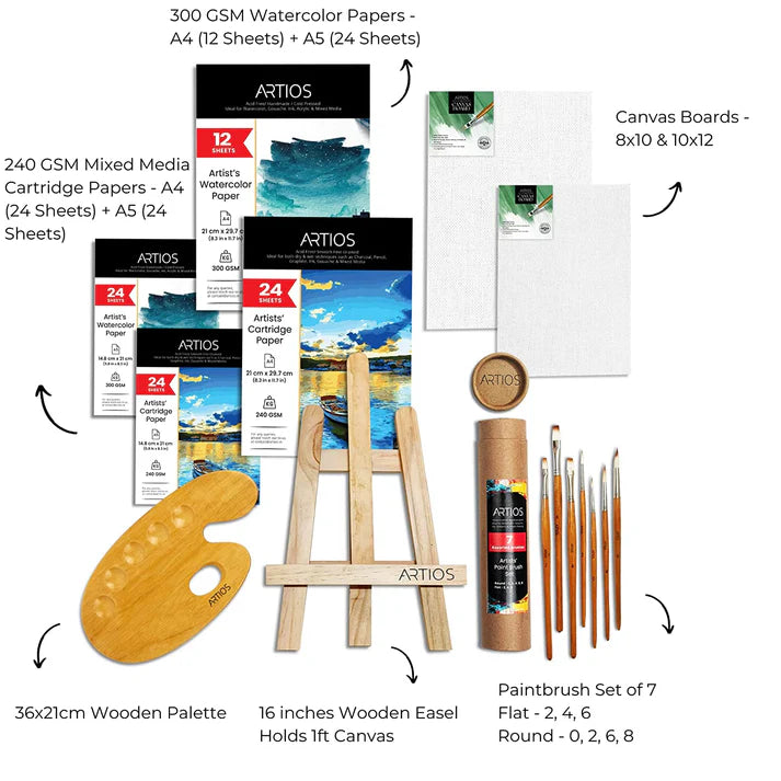 Ultra Art Combo for Painting - 95 Pcs