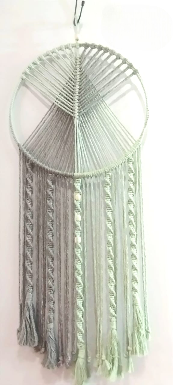 Handmade Harmony Mosaic Macramé Dream Catcher