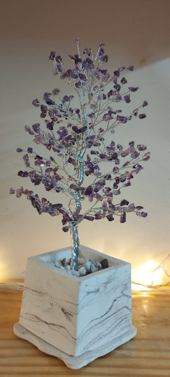 Handmade Mystic Amethyst Crystal Tree