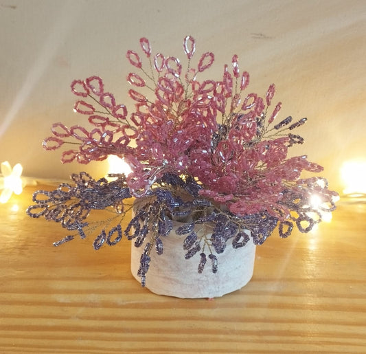 Handmade Mystical Twilight Beaded Tree